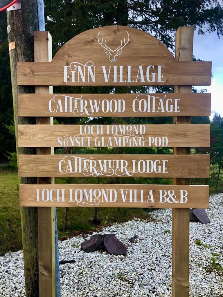 Finn Village - Loch Lomond Villa B&B - Black Room With Jacuzzi-Style Bath Glasgow Eksteriør bilde